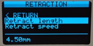 Retraction length
