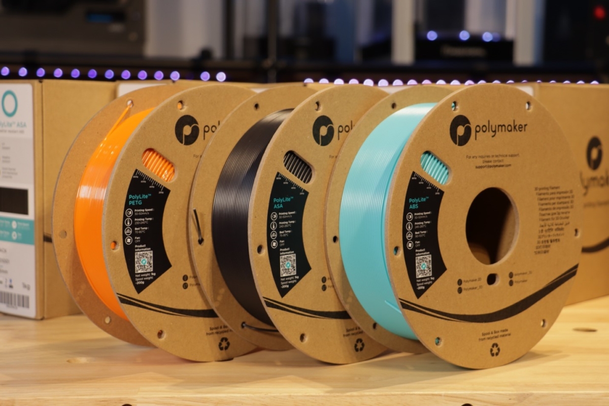 Lancement de bobines carton 100% recyclées pour la gamme de filaments Polymaker