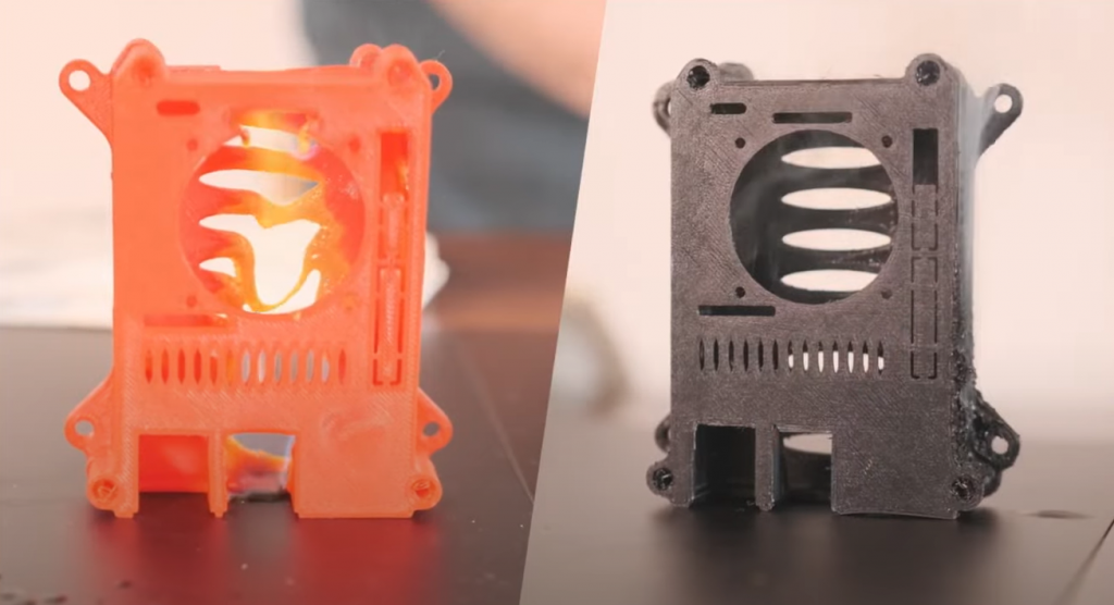 Test filament 3D retardateur de flamme