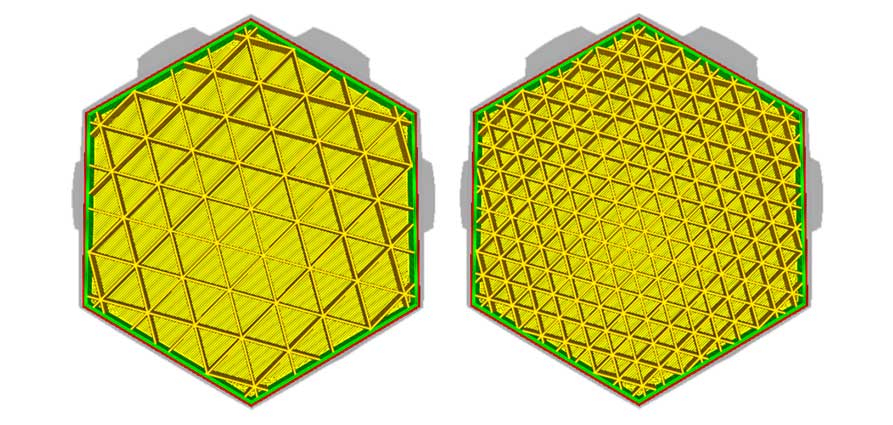 Remplissage impression 3D