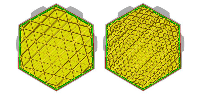 Remplissage impression 3D