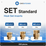 Set inserts métalliques CNC Kitchen