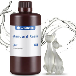 SUNLU Résine Lavage à L'Eau ABS 1KG Gris - Résine 405nm Haute Résistance Pour Imprimante 3D