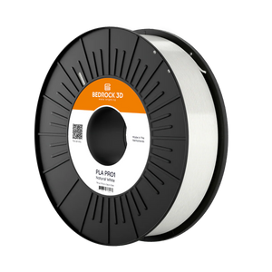 BEDROCK 3D PLA PRO1 Blanc Naturel